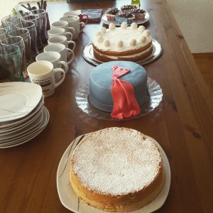 Geburtstag Kuchenbuffet