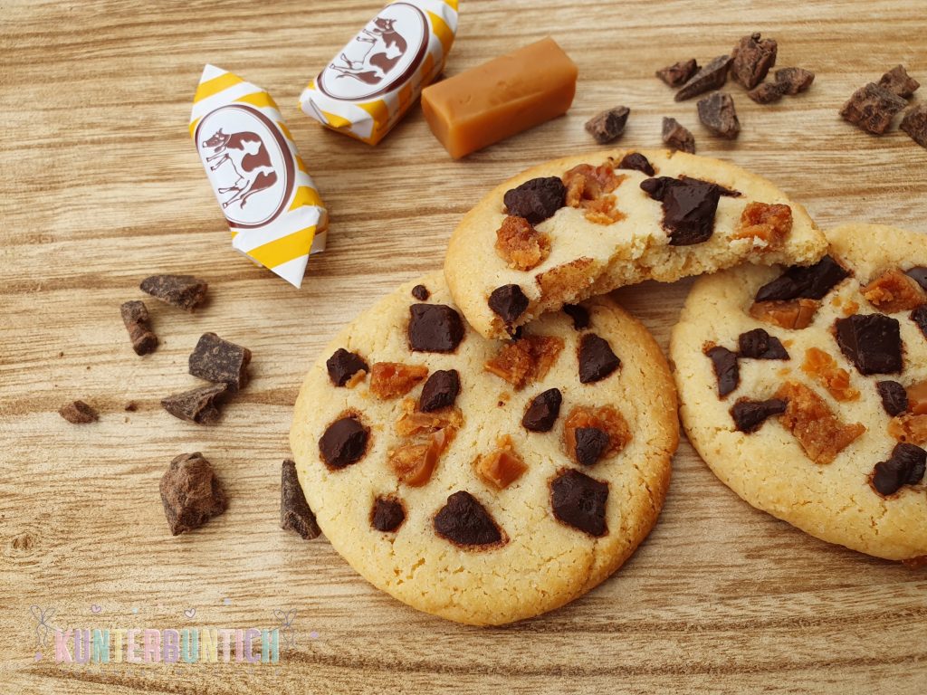 Schoko-Karamell-Cookies – kunterbuntich