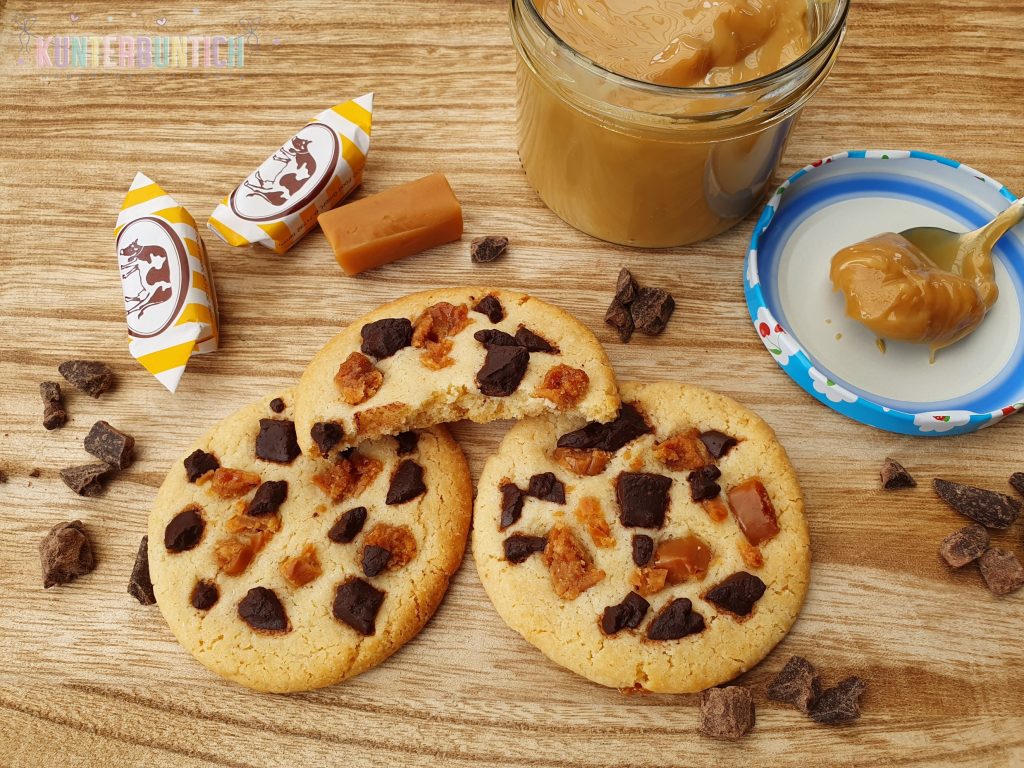 Schoko-Karamell-Cookies