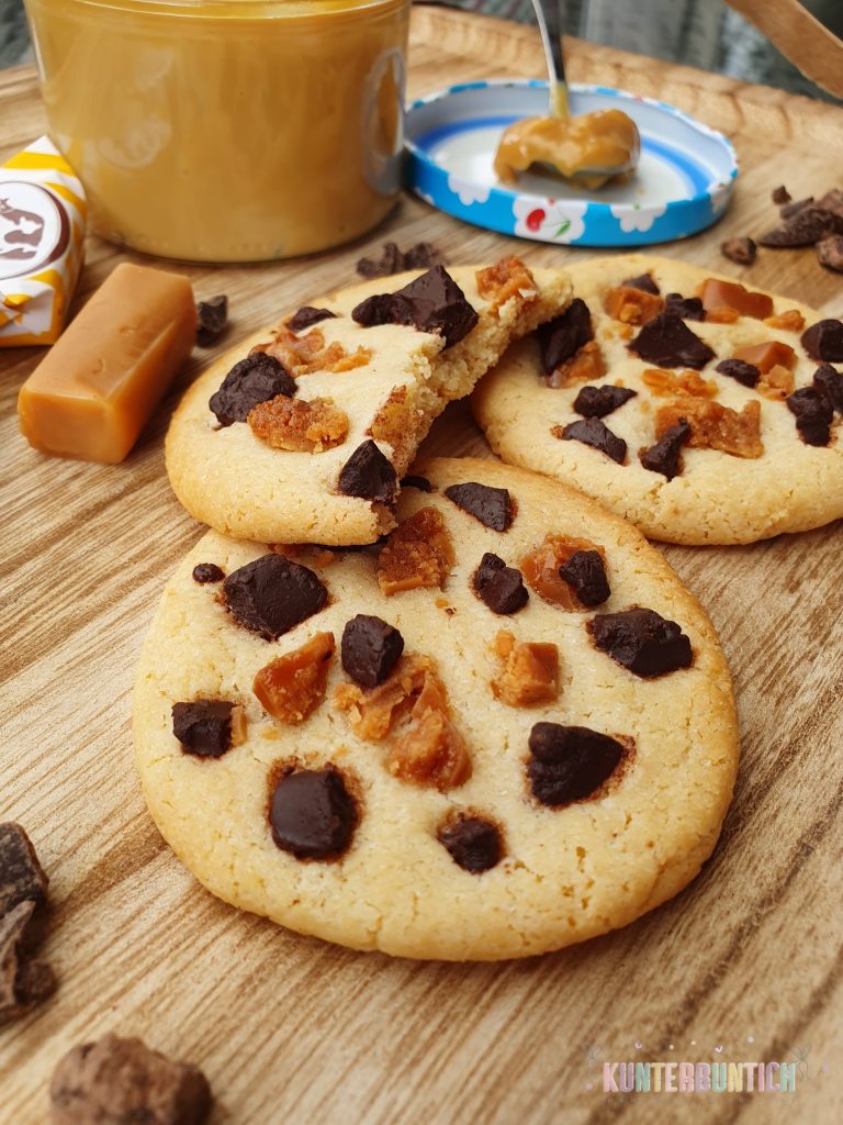 Schoko-Karamell-Cookies