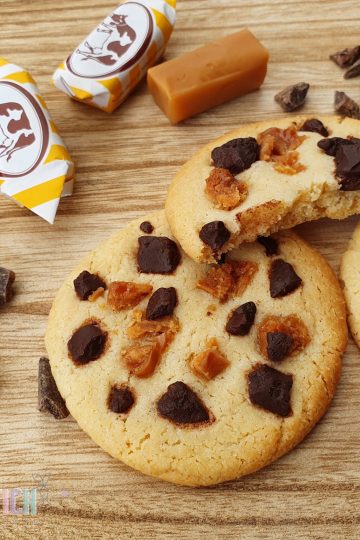 Schoko-Karamell-Cookies